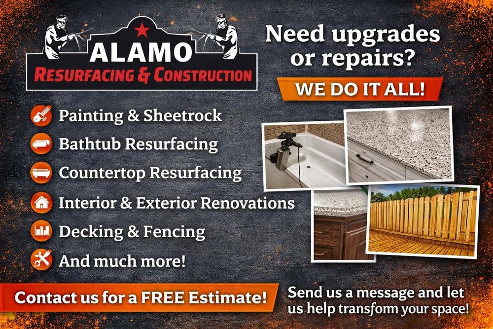 Enhance your outdoor space with our expert deck and patio installation services, ensuring durability and style. Our skilled team customizes designs to suit your home, providing quality craftsmanship for ultimate satisfaction. for Alamo Resurfacing and Construction   in San Antonio, TX