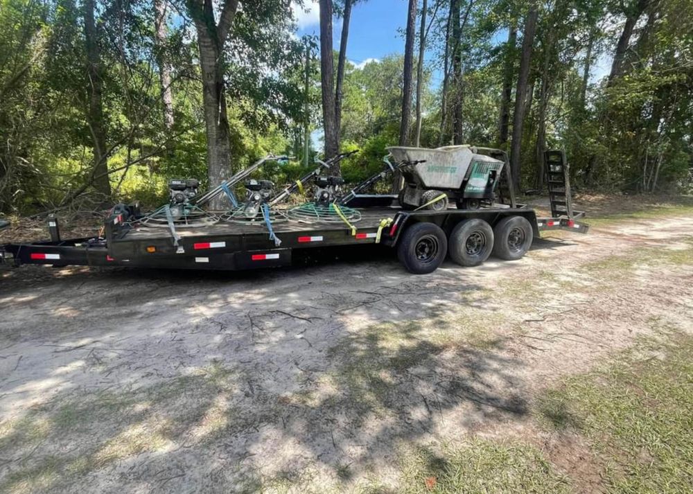 Trailer & Machinery Rental  for Cortez Construction SC, LLC in Conway, SC