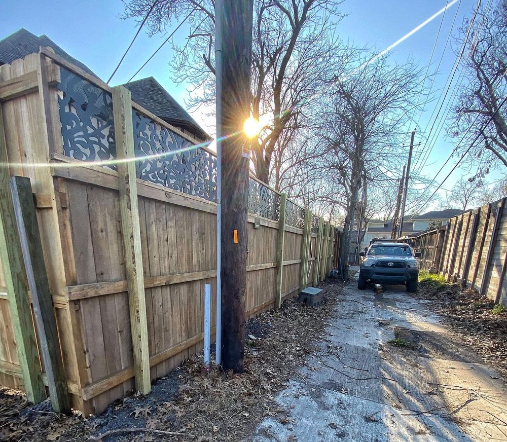 Fences for Walker Custom Exteriors in Dallas, TX
