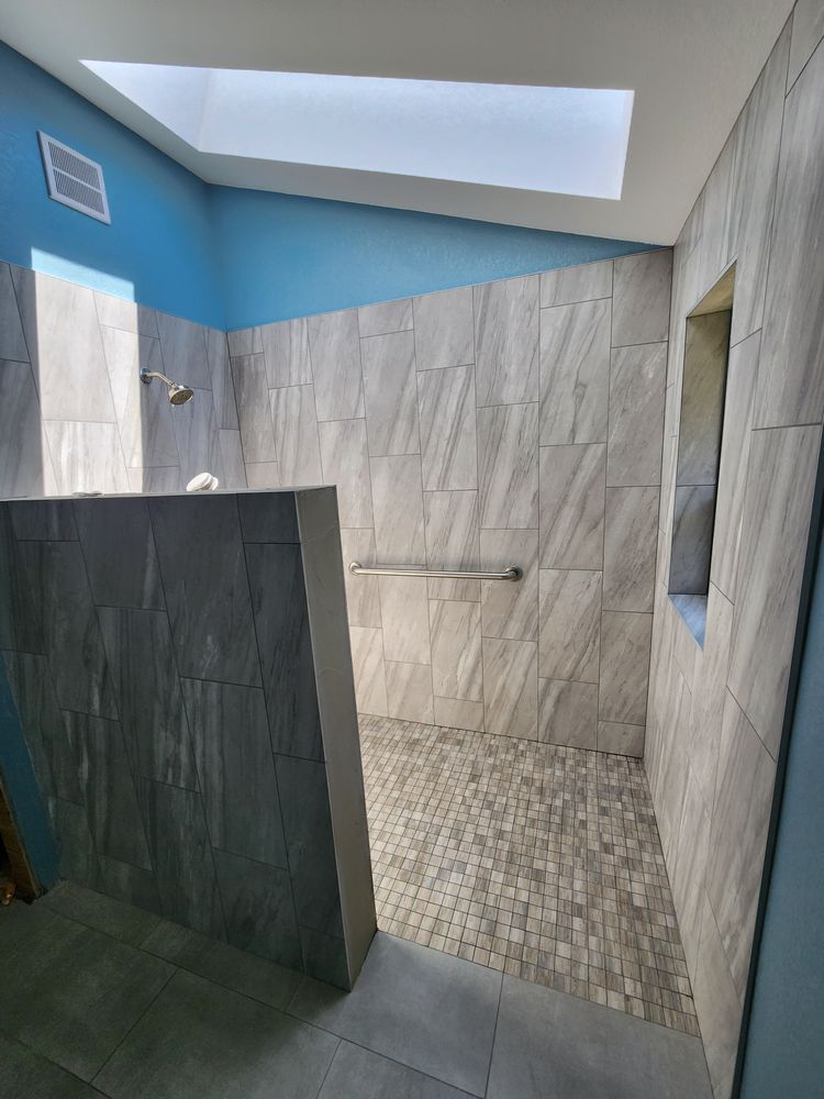 Erdman ADA bathroom remodel. for Custom Valley Construction   in Sunnyside, Washington