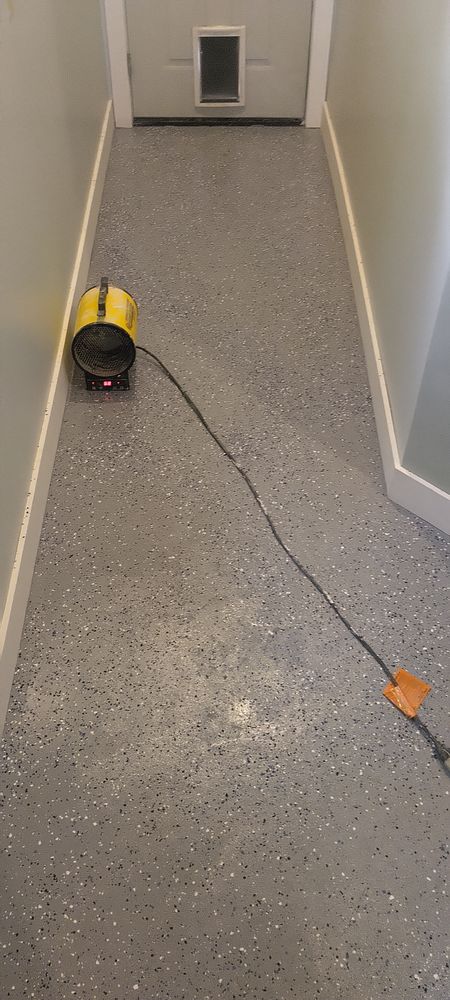 Epoxy floors and countertops for J2 Construction in Red Lodge, MT