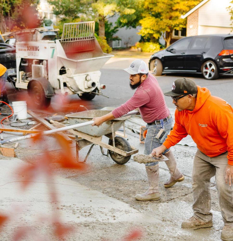 Residential Projects for Olmedo Bros Concrete LLC in McMinnville, OR
