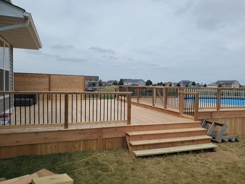 Pool Decks for Mitchell Builders LLC in Lake County, IN