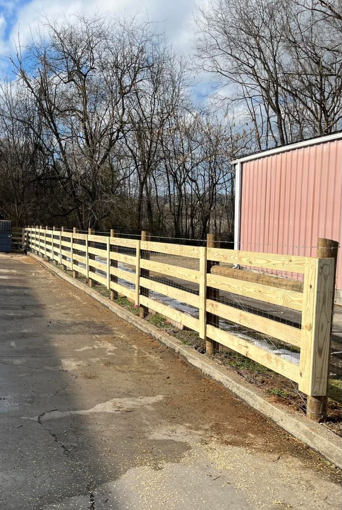 Fences for A.D's Fencing Company in Madisonville, TN