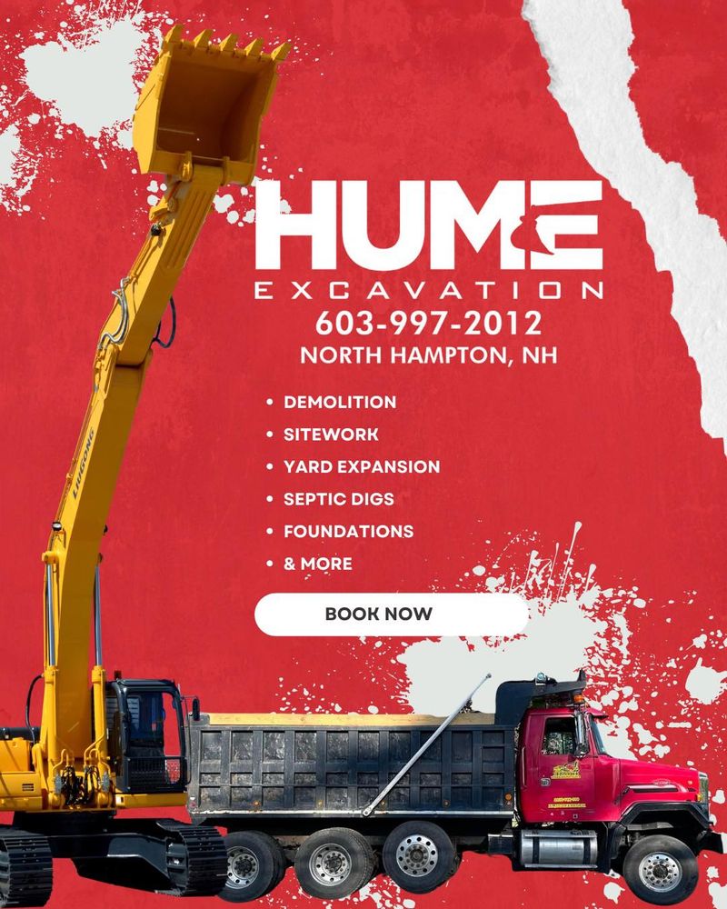 Septic System Installation for Hume Excavation in North Hampton, NH