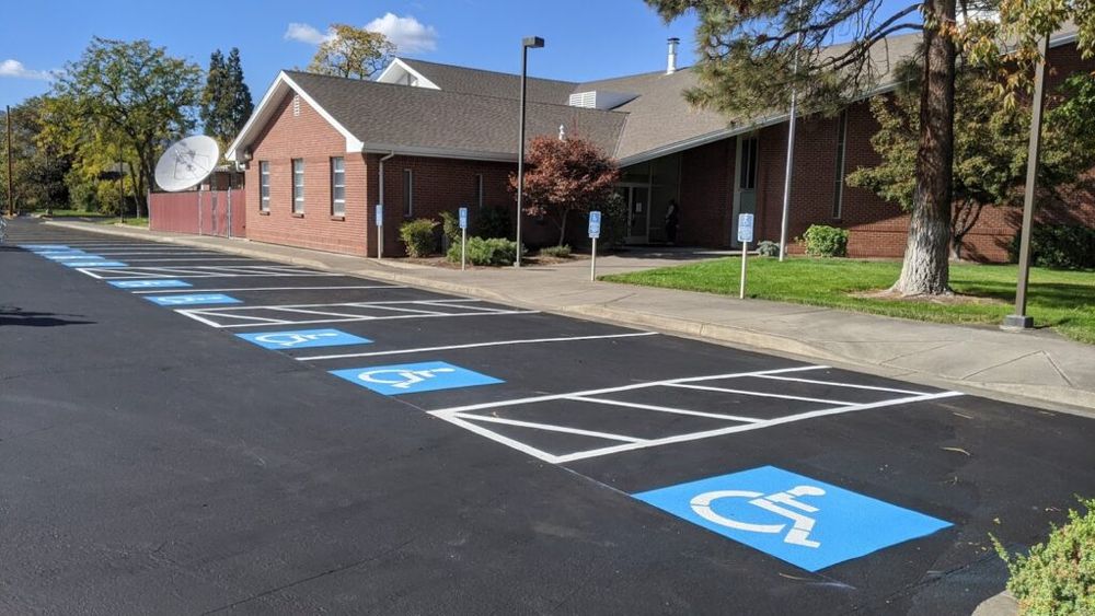 Our Handicap Parking Repair service ensures safe, compliant parking spaces by expertly repairing damaged asphalt and repainting markings, enhancing accessibility and aesthetics for homeowners prioritizing safety and curb appeal. for VenMor Asphalt Maintenance in Santa Paula, CA