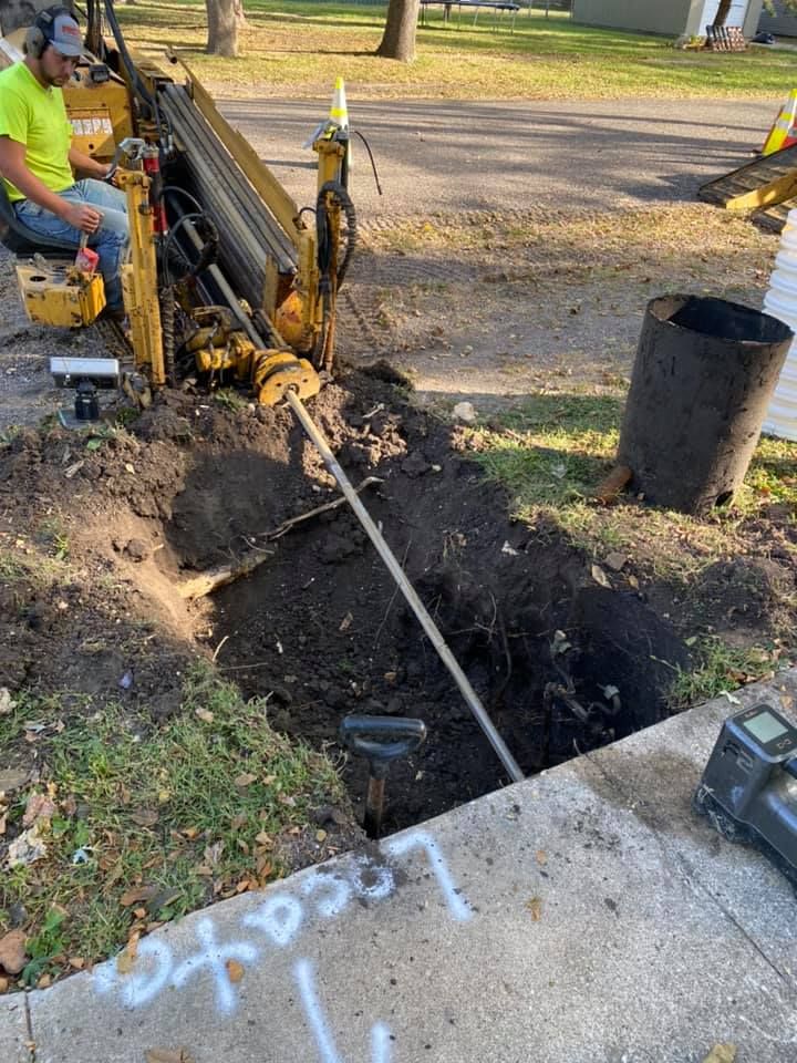 Excavating for PATCO Underground in Canton, MO