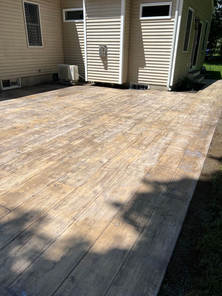 Landscape Installation for Gonsalves Masonry & Construction in Maynard, MA