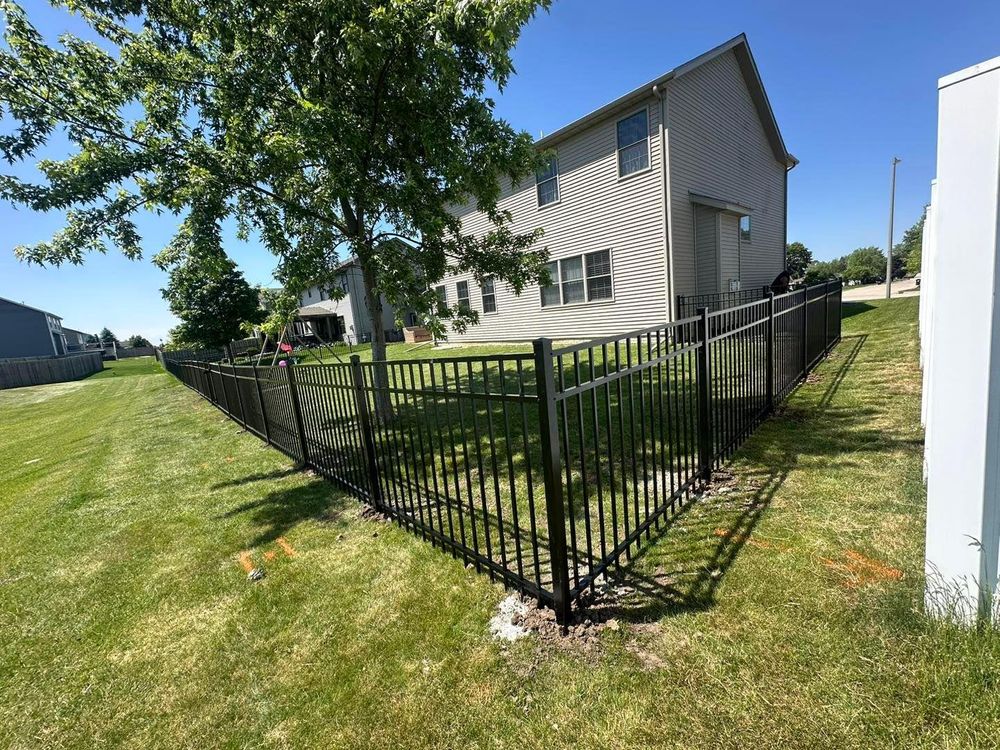 Fence Installation for Illinois Fence & outdoor co. in Kewanee, Illinois