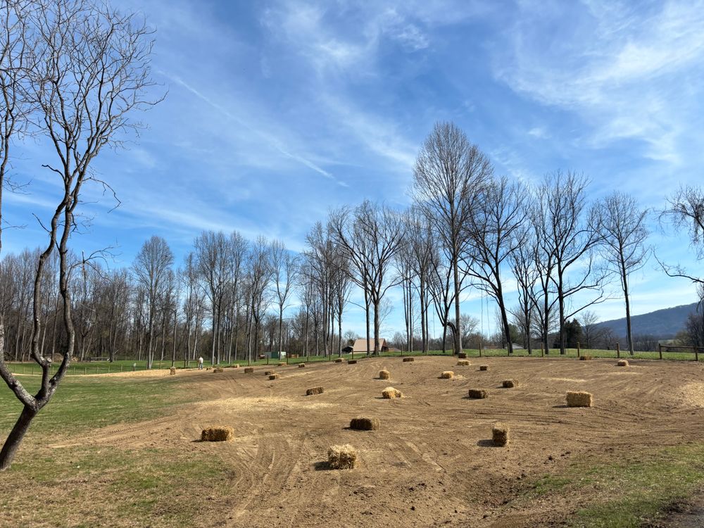 Grading for Schrock’s Land Management in Northern Virginia, Shenandoah Valley, VA