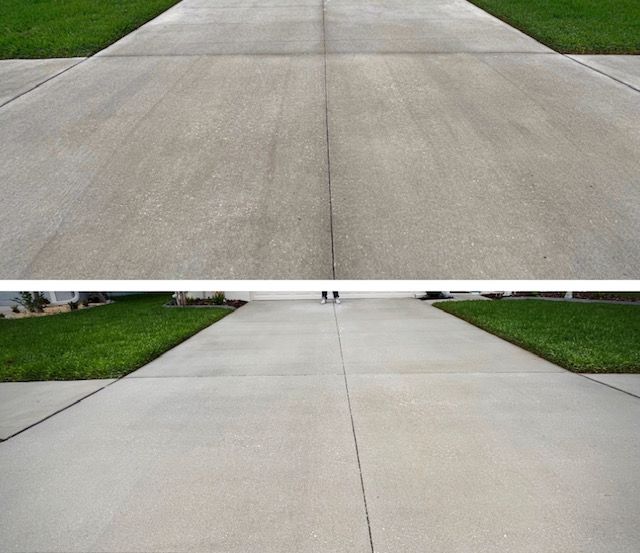 Driveway & Sidewalk Cleaning for Foreshore Pressure Cleaning Services Inc in Holiday, FL