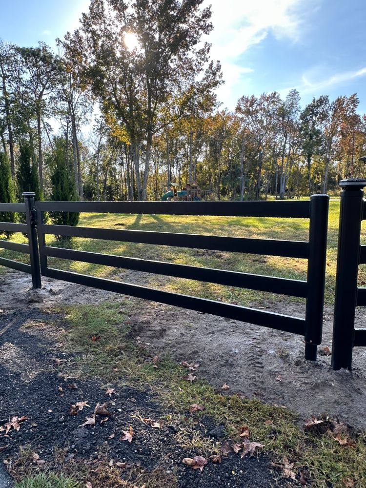 Buckley All Steel Fence for Allbritton's Outdoor Solutions Inc in Geneva, FL