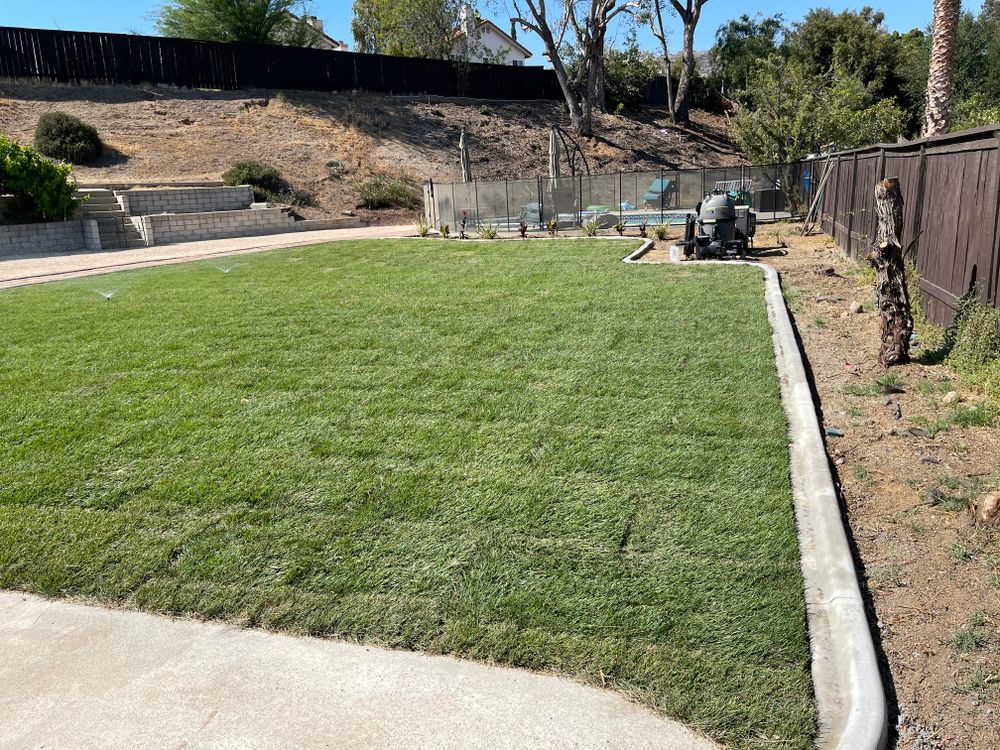 Sod Installations for Aidan Jade Landscaping in Riverside County, CA