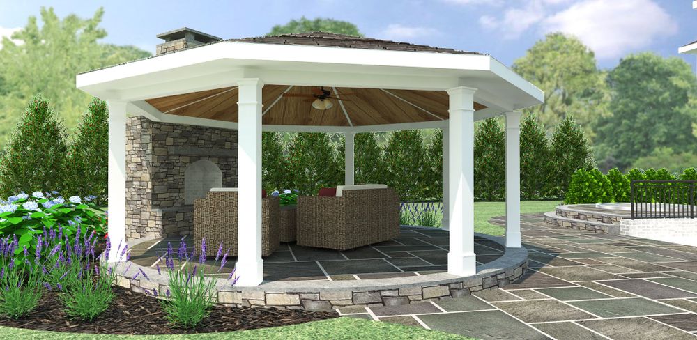 Transform your outdoor space with our Pavilions service, offering elegant structures that provide shade and style. Enhance your garden's beauty while creating a comfortable spot for relaxation and entertainment. for M&M Professional Landscaping in Sterling, VA