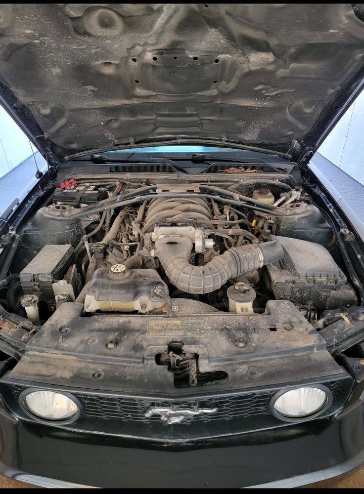 Before and After Engine Cleaning  for Luxury Auto Detail in Peoria, IL