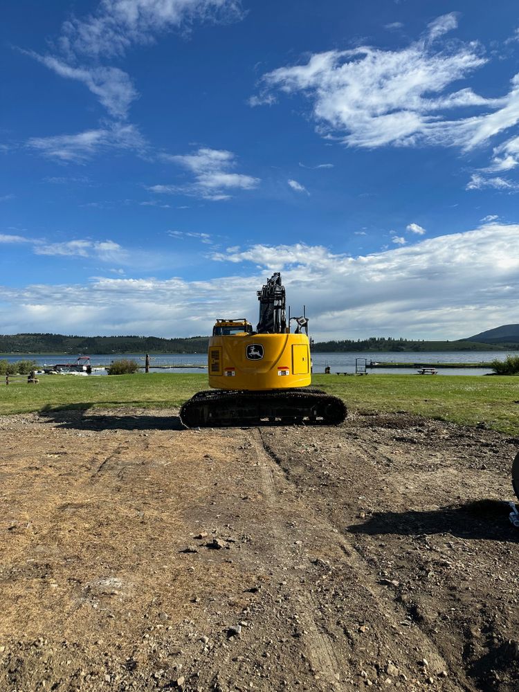 Dirt Work for R&H Homes in Bozeman, MT