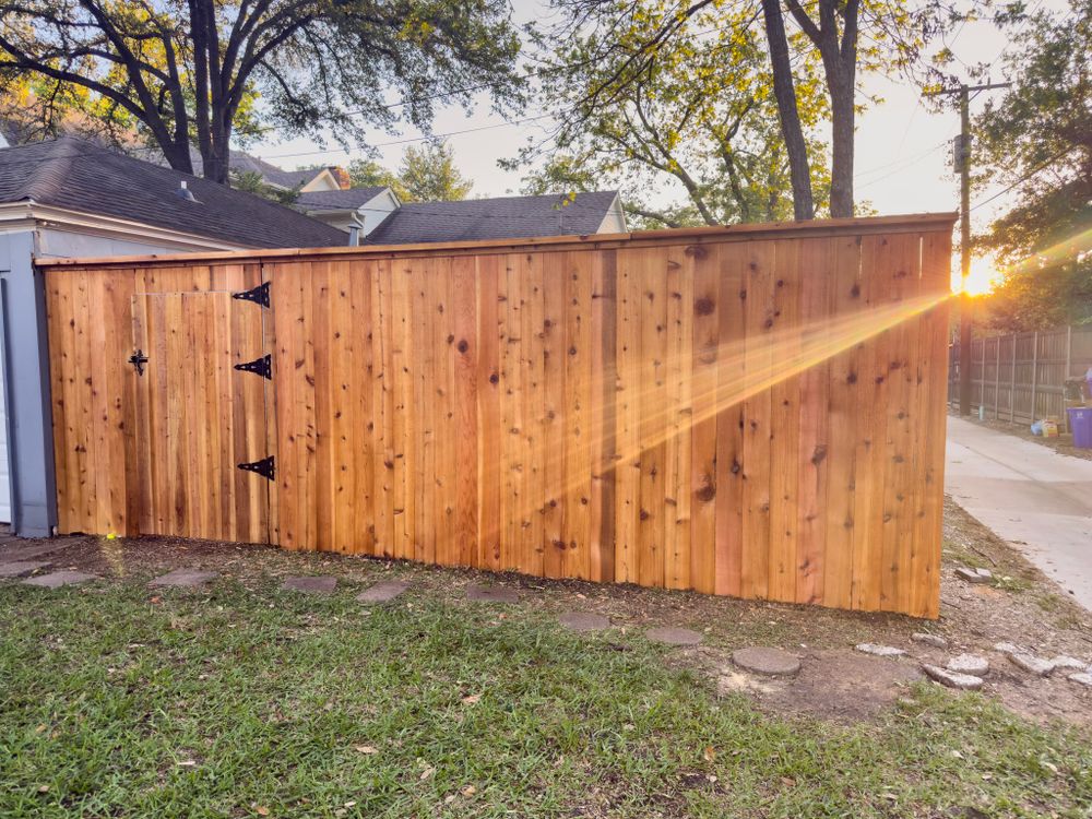 Fences for Walker Custom Exteriors in Dallas, TX
