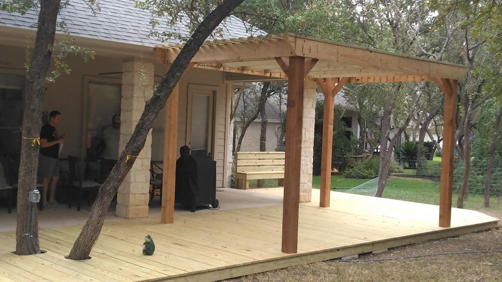 Enhance your outdoor space with our custom pergolas, expertly designed and built to provide both beauty and functionality. Enjoy shade, style, and a personalized touch that complements your home's landscape. for Chase Remodeling & Concrete in Taylor County, TX