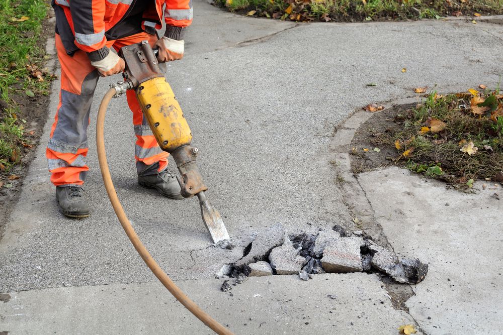 Discover what is concrete removal with our comprehensive service. We expertly remove old asphalt and concrete, enhancing your outdoor space for new landscaping projects, increasing functionality and aesthetic appeal. for GT Lawn Care in Egg Harbor Township, NJ
