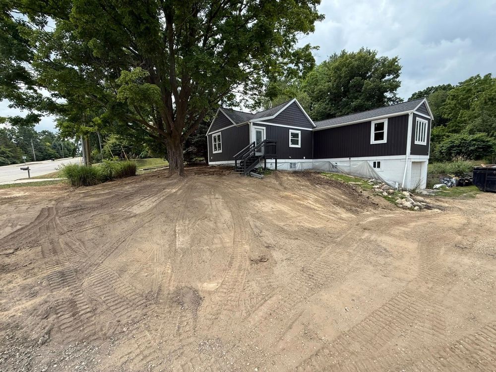 Our Residential & Commercial Excavation services provide precise site preparation, grading, and utility installations, ensuring a solid foundation for construction projects while enhancing your property’s overall functionality and aesthetics. for Palmer Property Services in Middleville, MI