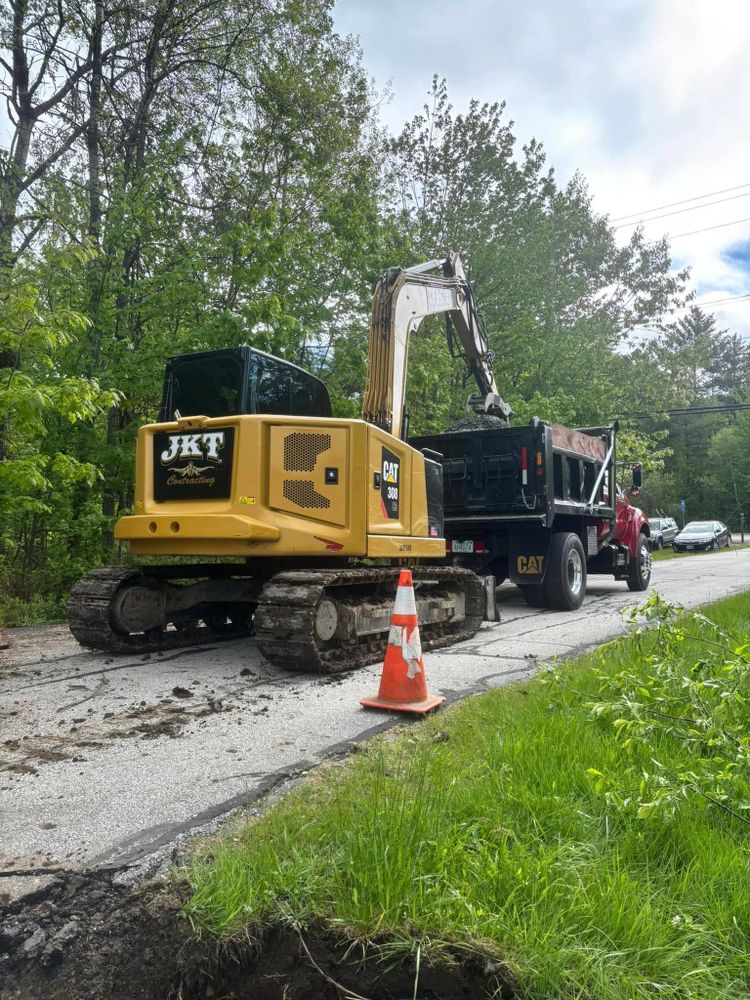 Our skilled excavating contractors provide precise residential excavation services, ensuring safe and efficient ground preparation for your home's foundations, landscaping projects, or utility installations. Trust us for seamless site development. for JKT Contracting in Keene, NH