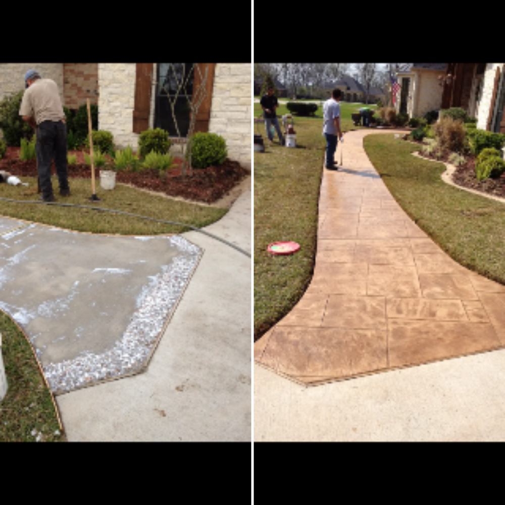 Before & Afters for Texas Curb N Borders in Houston, TX