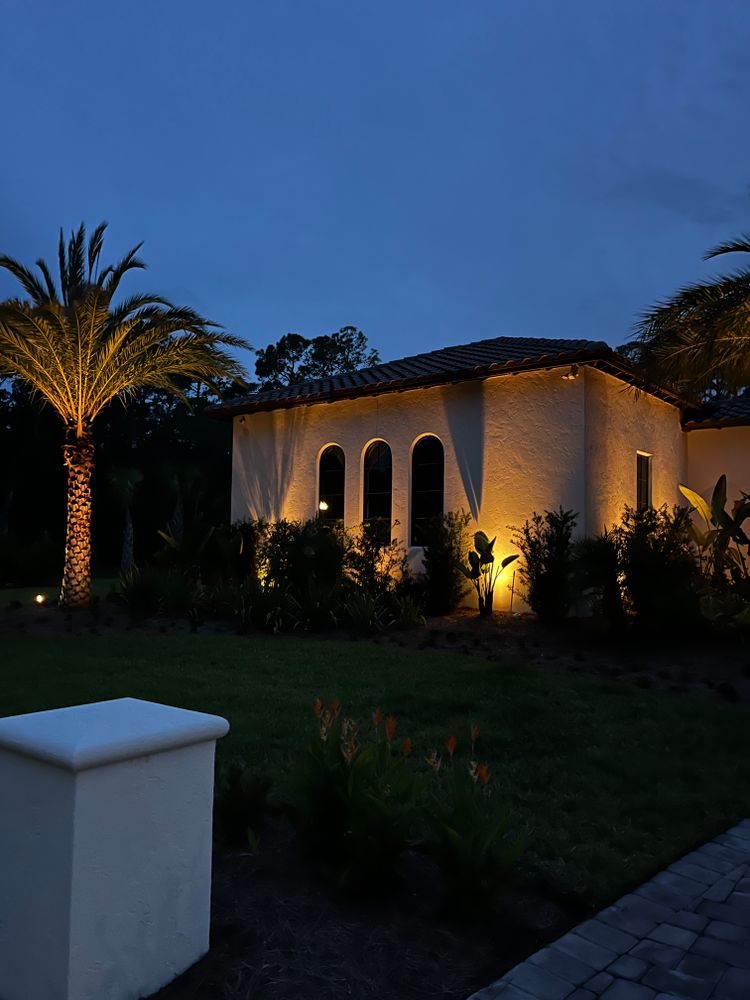 We offer high-quality landscape lighting to enhance the beauty of your home. Our services can transform your garden into a stunning nighttime display. for Pro Designs Landscaping in Jacksonville, FL