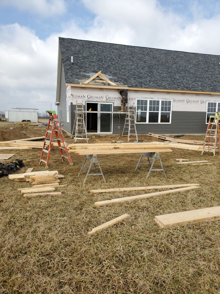 Under construction for John Colvin's Home Improvement in Modoc,  IN