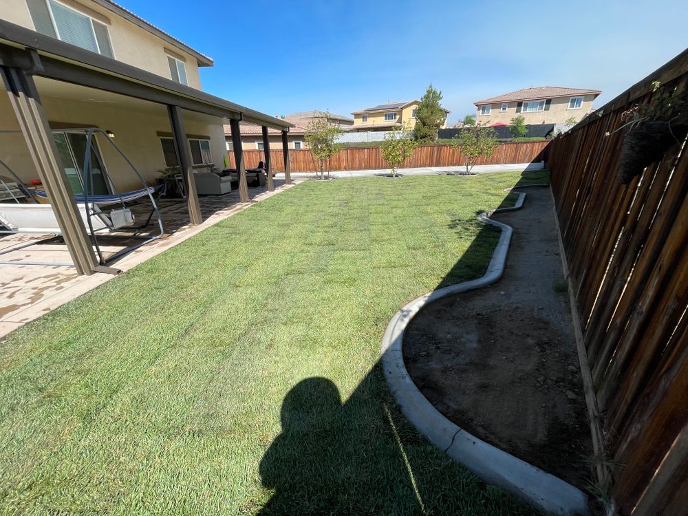 Sod Installations for Aidan Jade Landscaping in Riverside County, CA