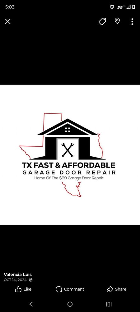 All Photos for Tx Fast And Affordable Garage Door Services in Houston, TX