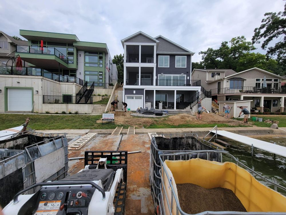 Barge Dredging and Hauling for JB WORX in Angola,, IN