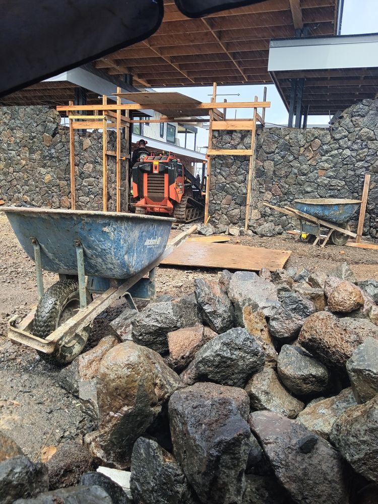 Our Retaining Wall Construction service enhances your property's aesthetics and functionality, providing durable, expertly crafted solutions to prevent soil erosion and increase usable space with a focus on quality craftsmanship and lasting results. for Maui Strong Masonry LLC in Maui, HI