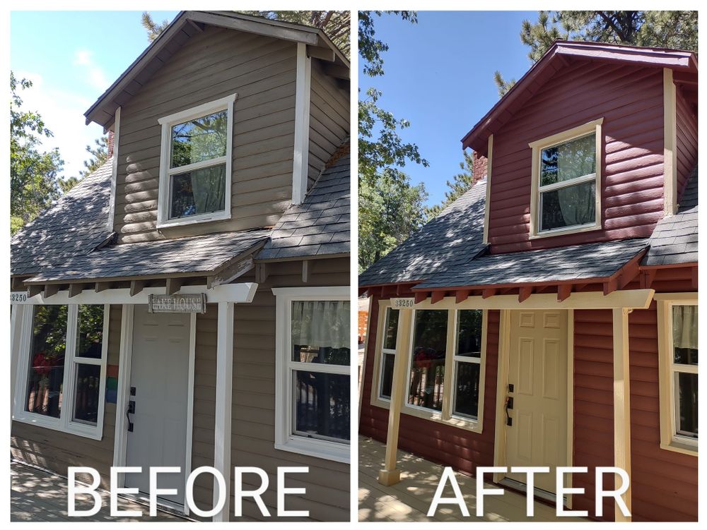 Exterior Painting for West Coast Painting in Running Springs, CA