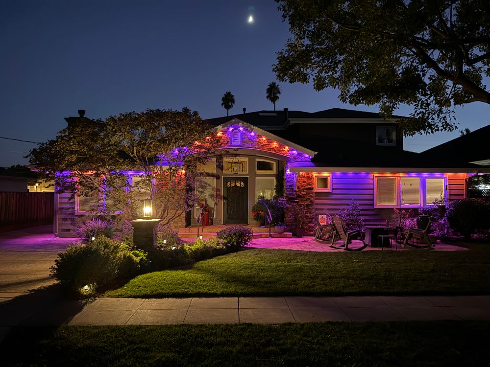Holiday lighting  for GGG Home Services in San Jose, CA