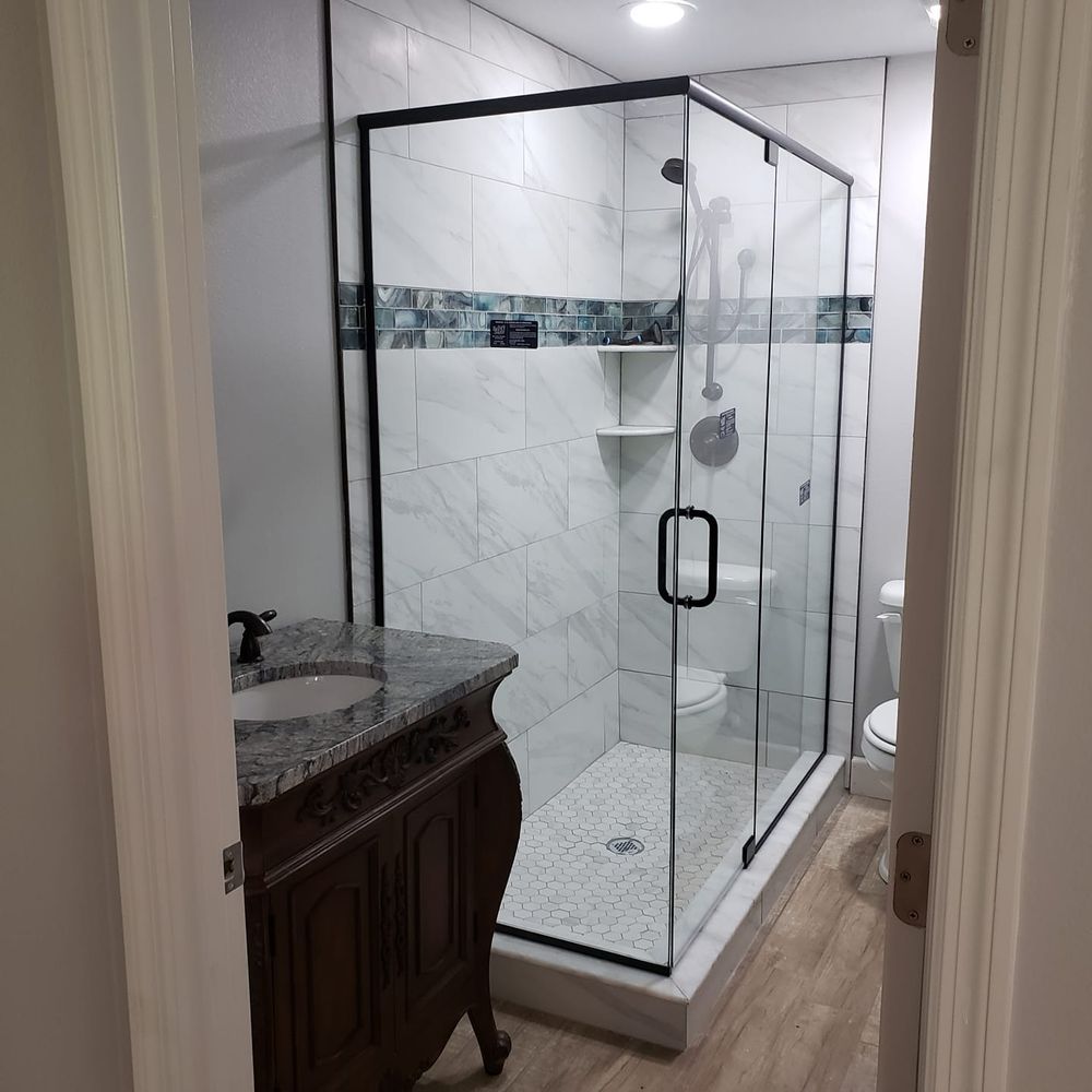 Installation Frameless Glass Enclosure for Shower for Southern Image in Rockledge, Florida