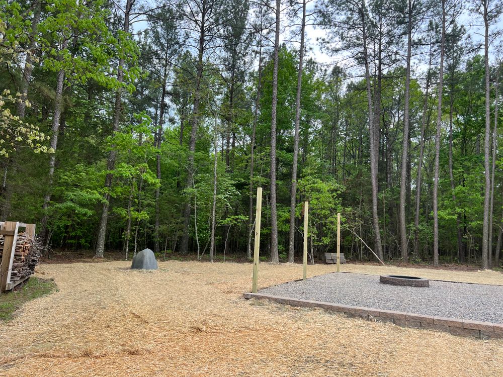 Retaining Wall for KM Landworks in Moncure ,  NC