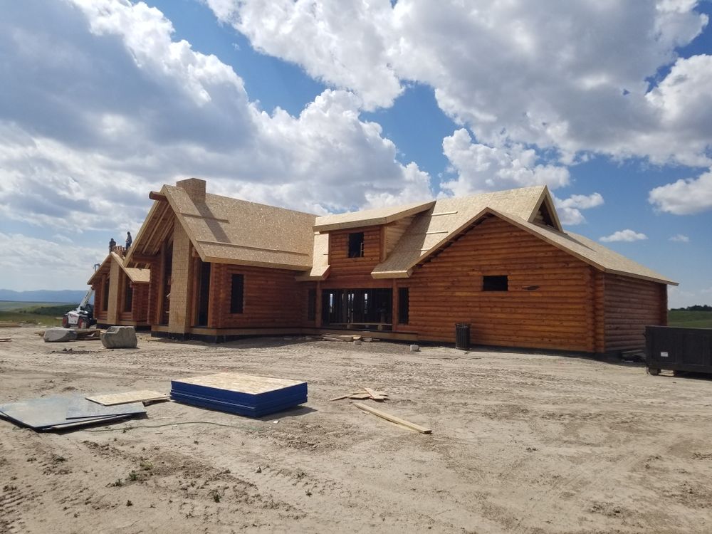 Custom Log Home Building for Hansen Construction & General Contractor in Teton Valley, ID