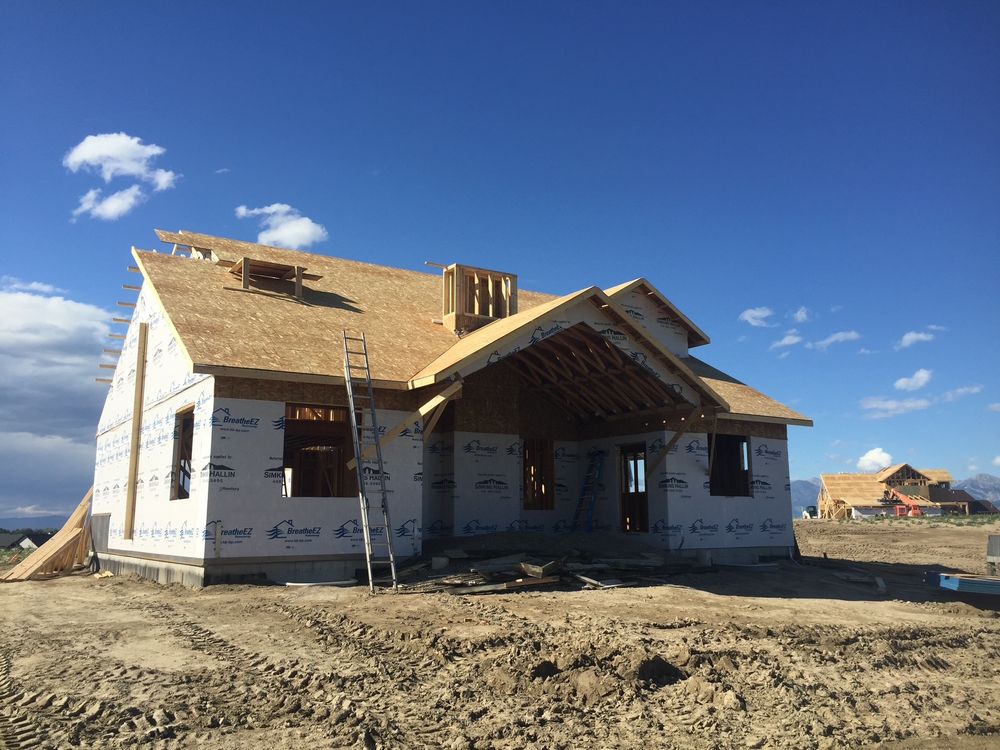 Framing for R&H Homes in Bozeman, MT