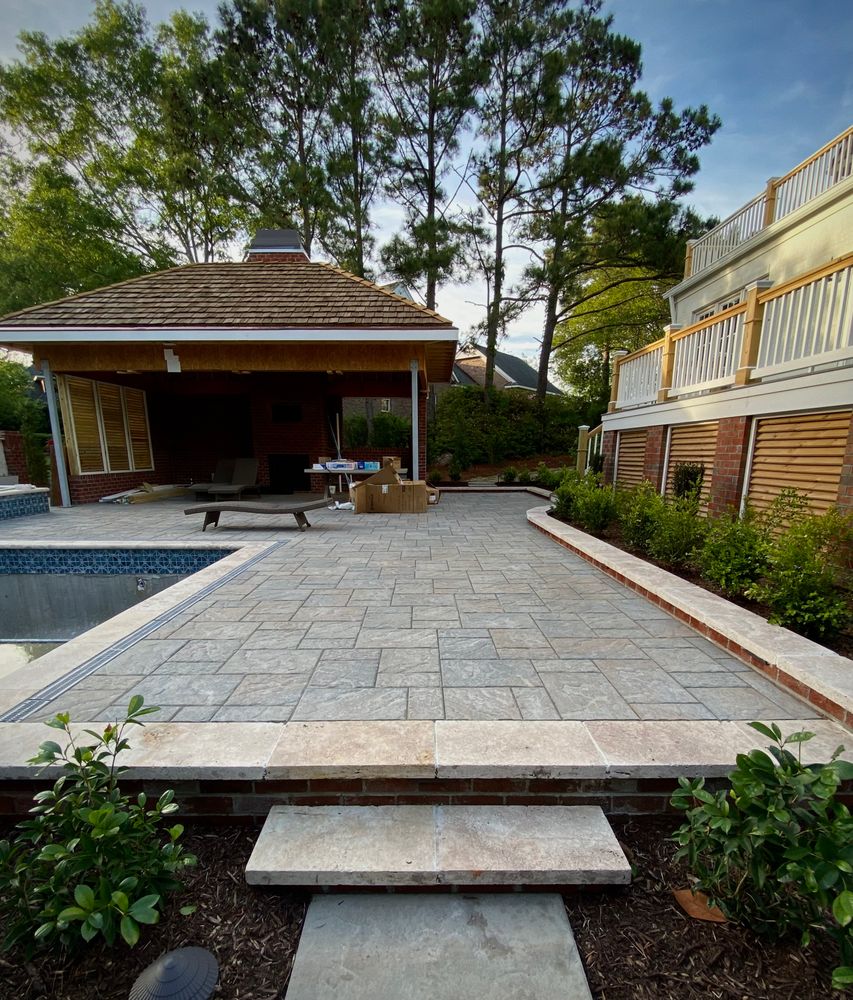 Hardscaping for Djosey Landscapes in Wilmington, NC