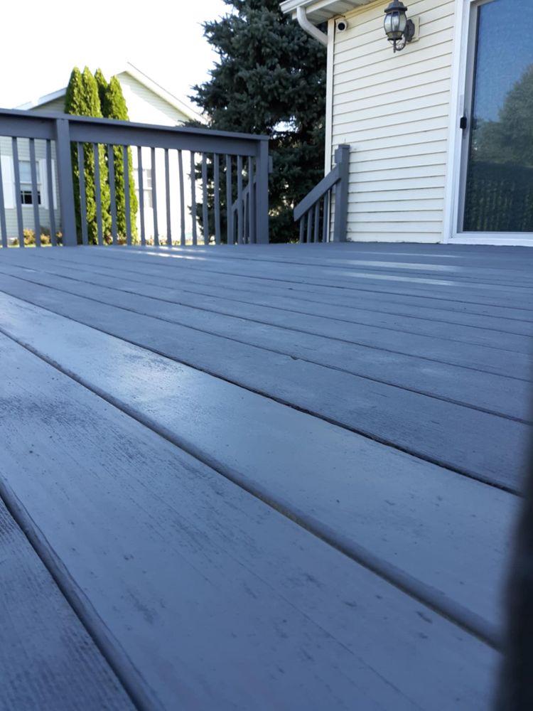 Staining for Risner Construction in De Motte, IN