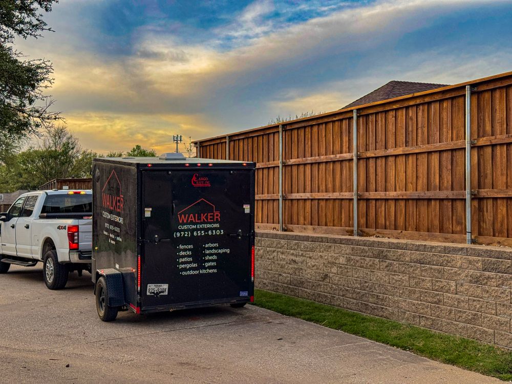 Fences for Walker Custom Exteriors in Dallas, TX