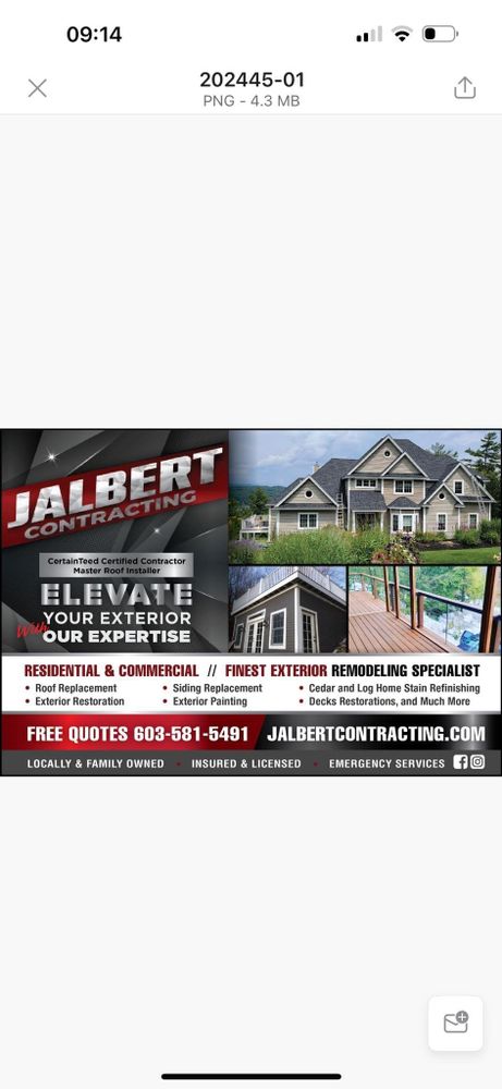 All Photos for Jalbert Contracting LLC in Alton, NH