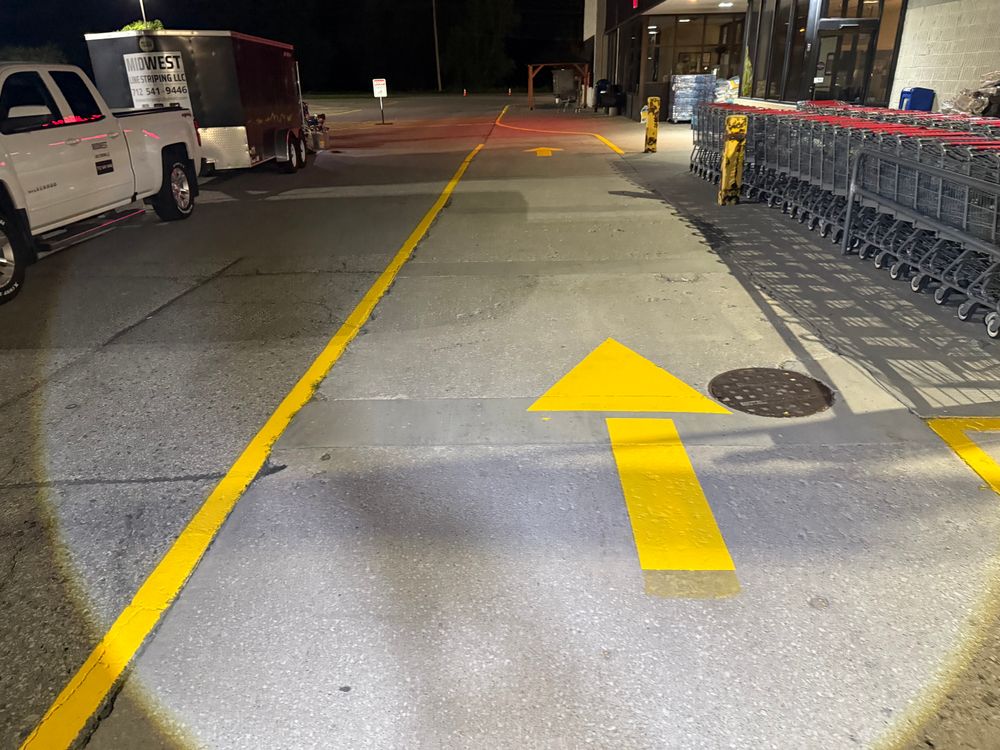 All Photos for Midwest Line Striping LLC in Spirit Lake, IA