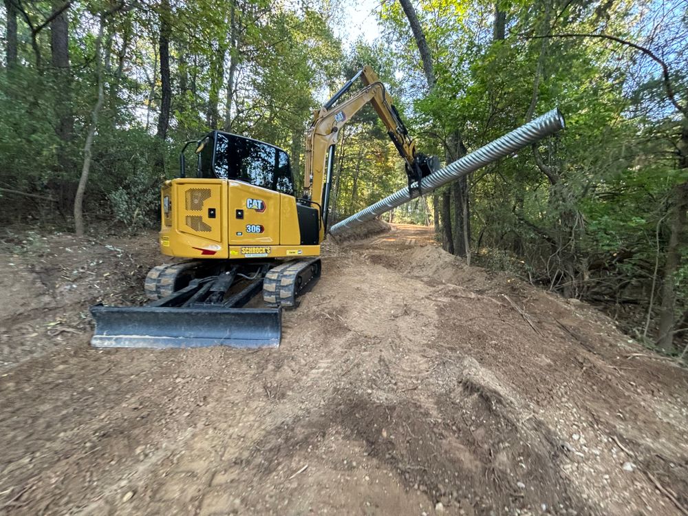 Grading for Schrock’s Land Management in Northern Virginia, Shenandoah Valley, VA