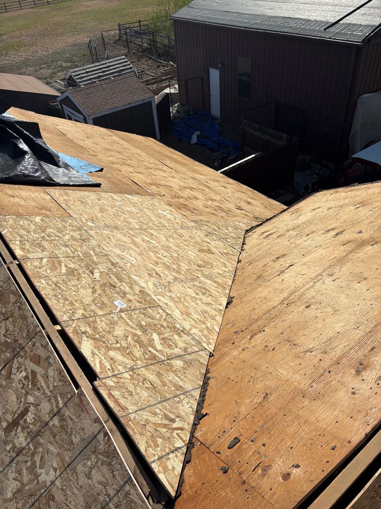In production for Divine Roofing LLC in Severance, CO