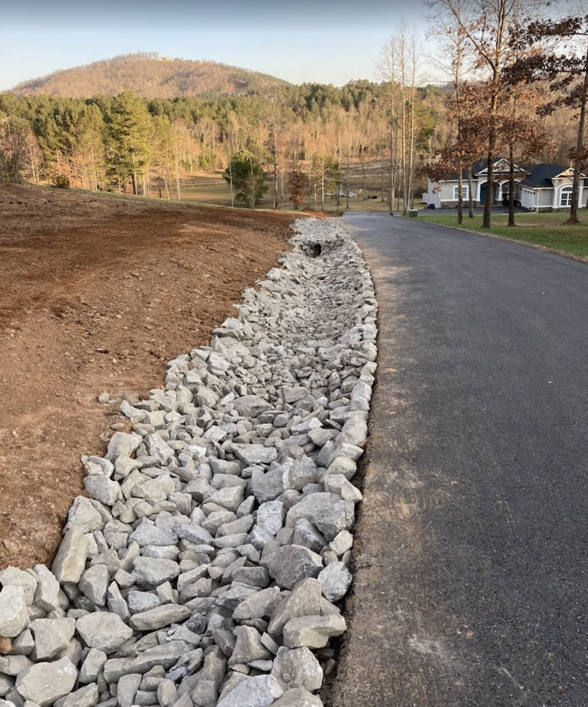 Grading for Gibson Grade Works in Towns County, GA