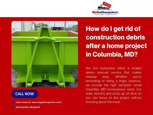 All Photos for We Got Dumpsters LLC in Clarksburg, MD