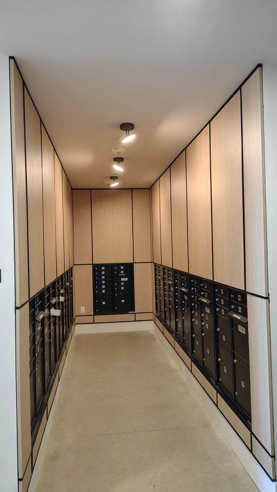 Hardwood wall features for Dawson Custom Interiors in Boise, ID
