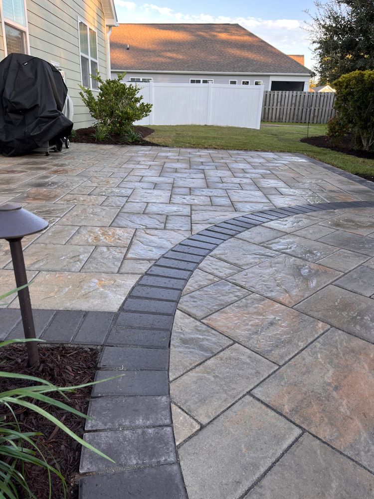 Hardscaping for Djosey Landscapes in Wilmington, NC