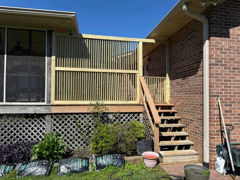 Enhance your outdoor living space with our custom deck services, offering durable materials and expert craftsmanship to create a stunning extension of your home for relaxation and entertainment. for Brother’s Construction in Sevierville, TN